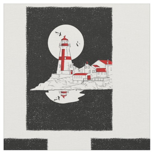 East Quoddy Head Lighthouse flat shirt amazon Fabric