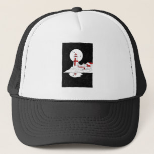 East Quoddy Head Lighthouse flat shirt amazon Trucker Hat
