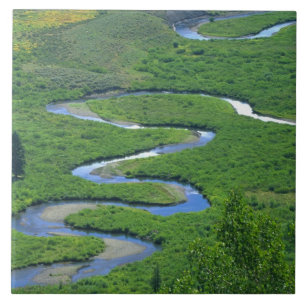East River near the town of Crested Butte. Tile
