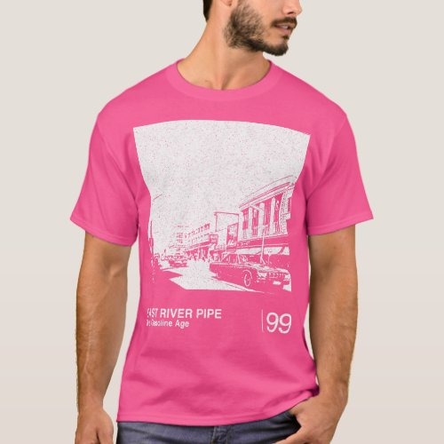 East River Pipe Minimalist Graphic Design Fan Artw T_Shirt