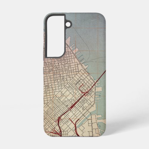 East San Francisco Topographic Map Samsung Galaxy S22 Case