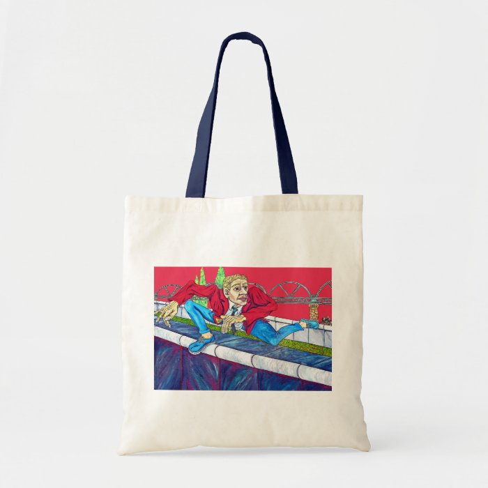East Side Gallery, Berlin Wall, Escape Climb Canvas Bags