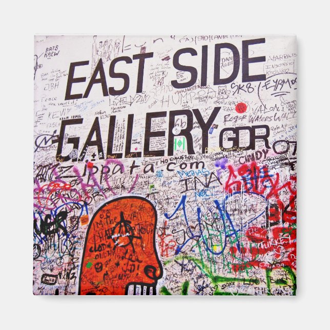 East Side Gallery, Berlin Wall, Graffiti Magnet (Front)