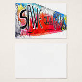 East Side Gallery, Berlin Wall, Save Our Earth (2) (Front & Back)