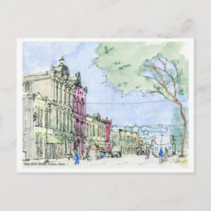 East Sixth Street, Austin, Texas Postcard