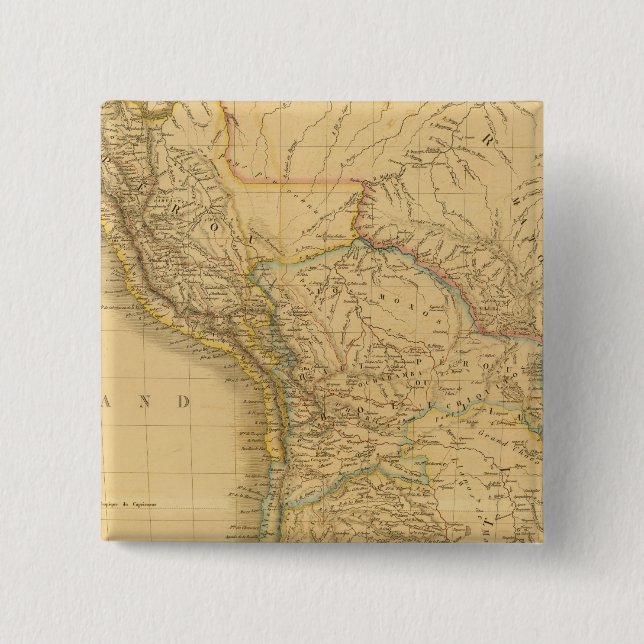 EaSt. South America Pinback Button (Front)