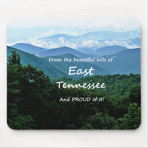 East Tennessee Hill Pride Mouse Pad