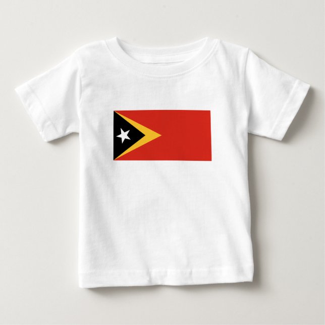 East Timor Flag Baby T-Shirt (Front)