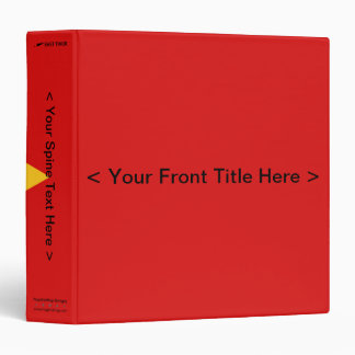 East Timor Flag Binder