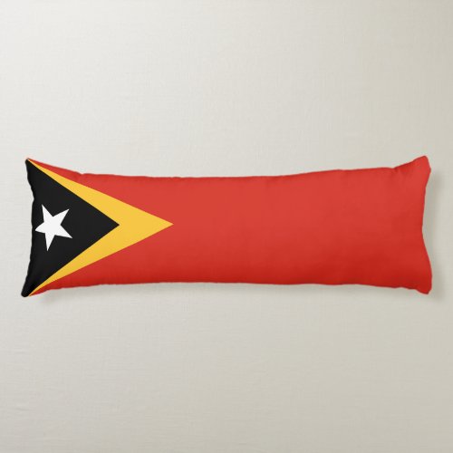 East Timor Flag Body Pillow