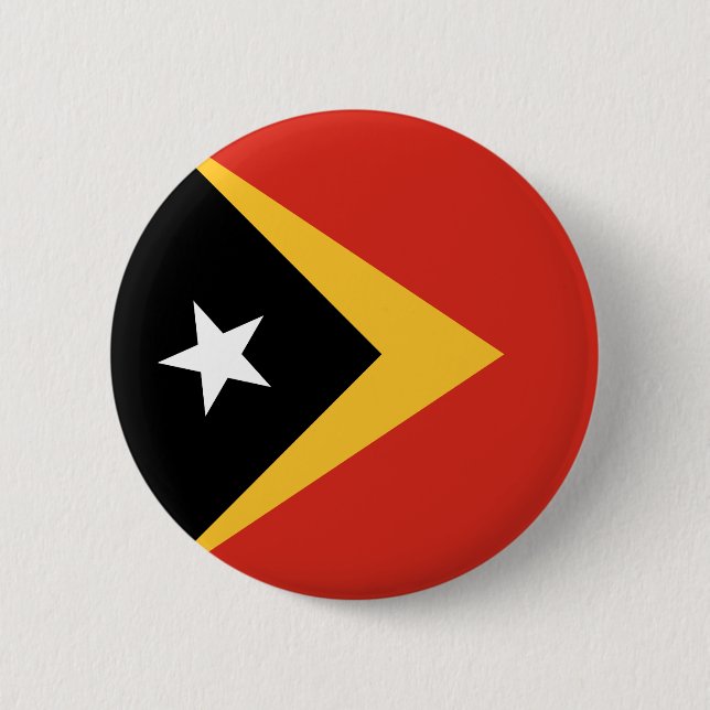 East Timor Flag Button (Front)