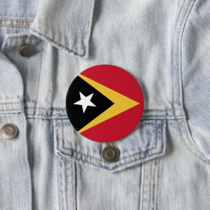 East Timor flag Button
