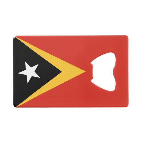 East Timor Flag Credit Card Bottle Opener