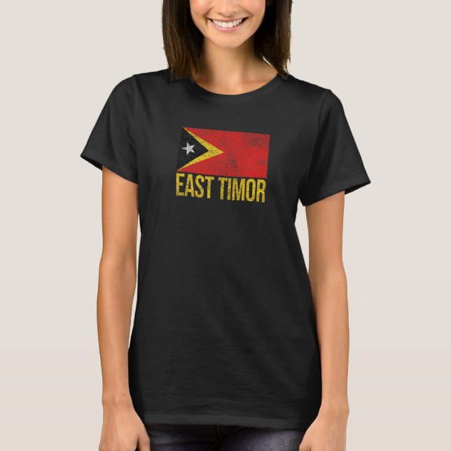 East Timor Flag Dili T-Shirt (Front)