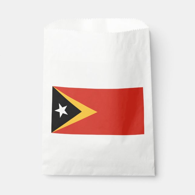 East Timor Flag Favor Bag (Front)