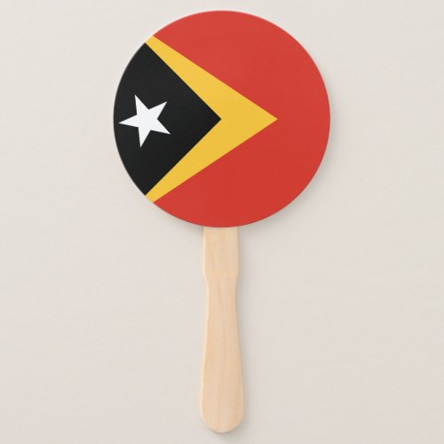 East Timor Flag Hand Fan