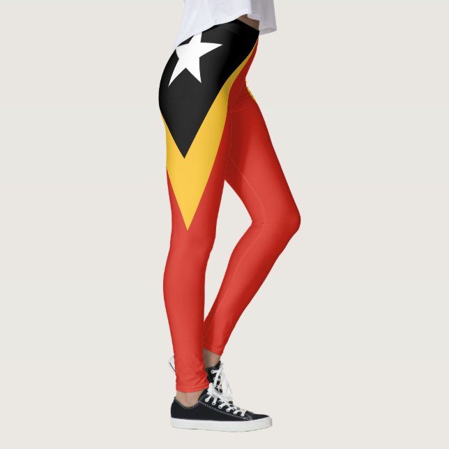 East Timor Flag Leggings (Right)