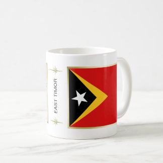 East Timor Flag + Map Mug