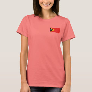 East Timor Flag + Map T-Shirt