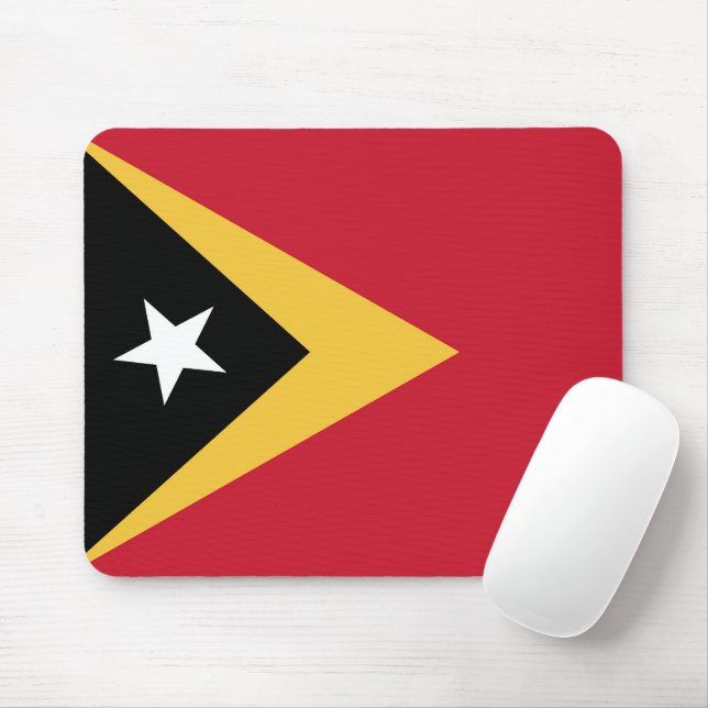 East Timor flag Mouse Pad (With Mouse)