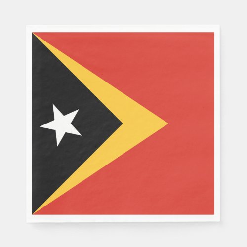 East Timor Flag Napkins