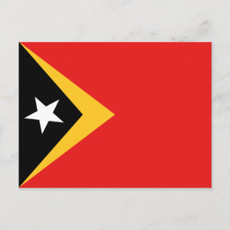 East Timor Flag Postcard