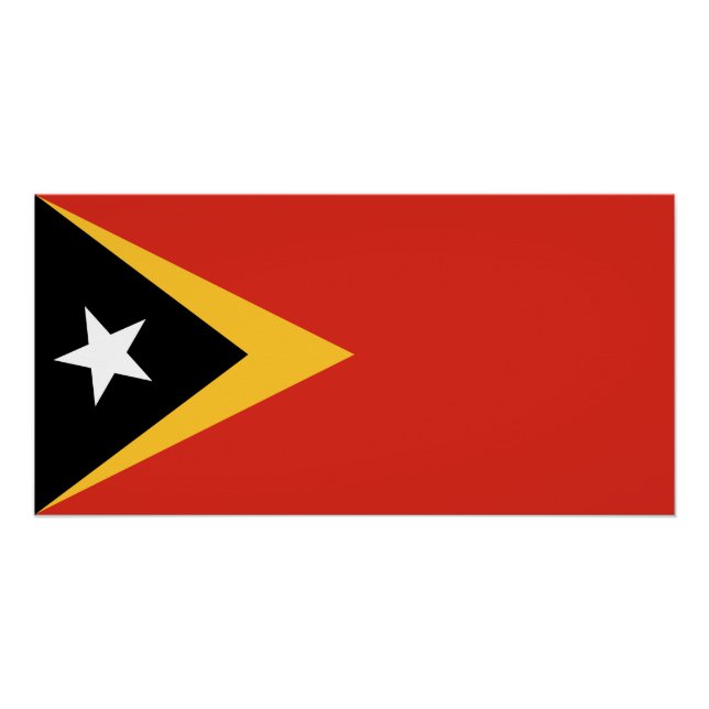 East Timor Flag Poster (Front)