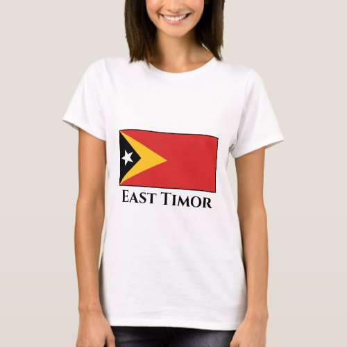 East Timor Flag T_Shirt