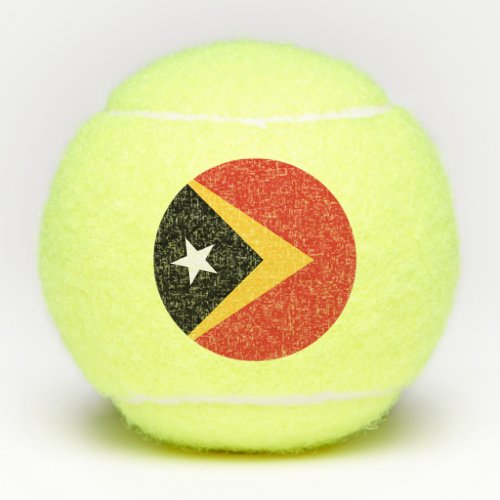 East Timor Flag Tennis Balls