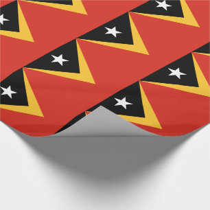 East Timor Flag Wrapping Paper