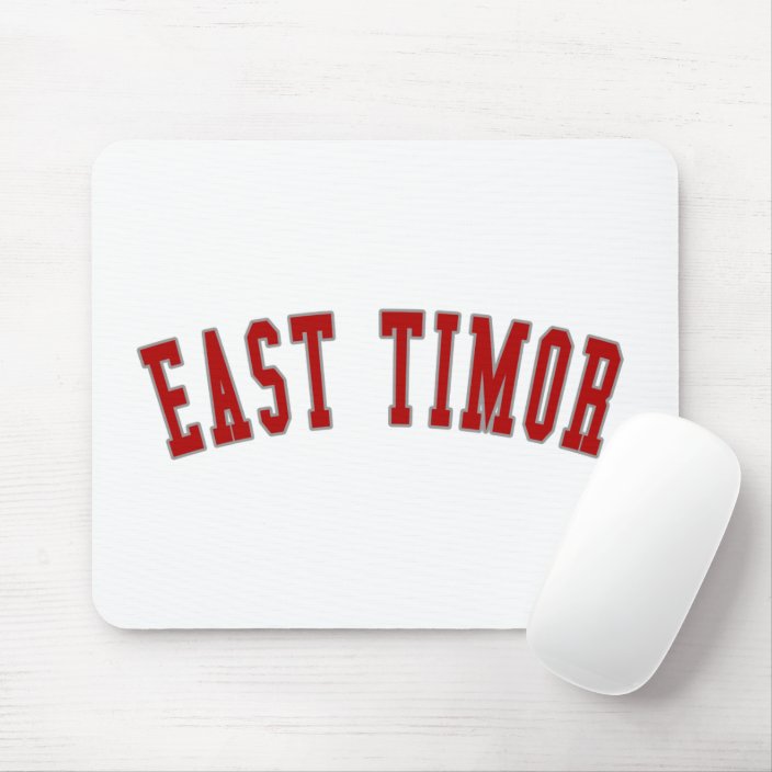 East Timor Mouse Pad