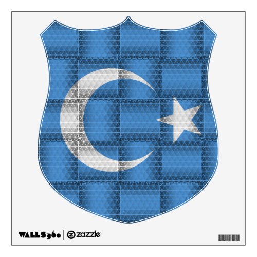 East Turkestan Flag _ Xinjiang Wall Sticker