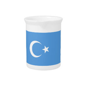 East Turkestan Uyghur Flag Drink Pitcher