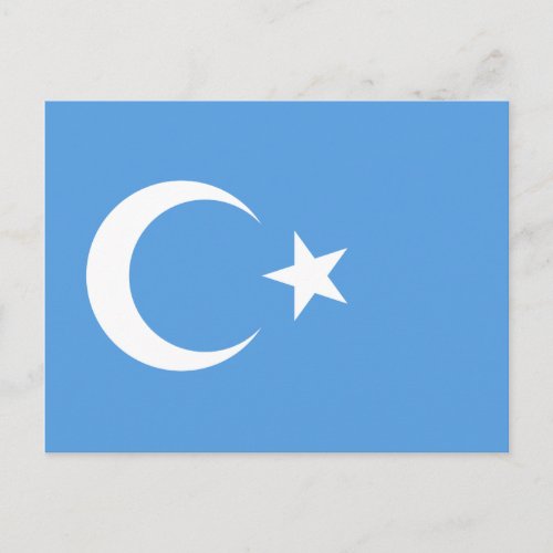 East Turkestan Uyghur Flag Postcard