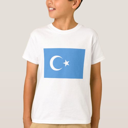 East Turkestan Uyghur Flag T_Shirt