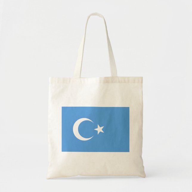 East Turkestan Uyghur Flag Tote Bag (Front)