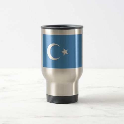 East Turkestan Uyghur Flag Travel Mug