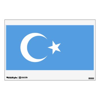 East Turkestan Uyghur Flag Wall Sticker by abbeyz71 at Zazzle
