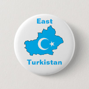 East Turkistan Button