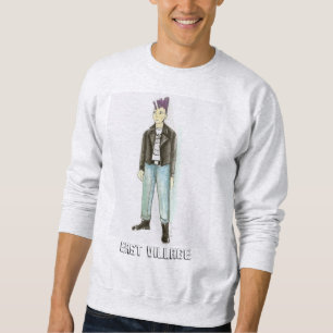 East Village NYC Mohawk Punk Rock Sweatshirt
