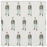 East Village NYC Punk Rock Rocker Mohawk Guy Fabric
