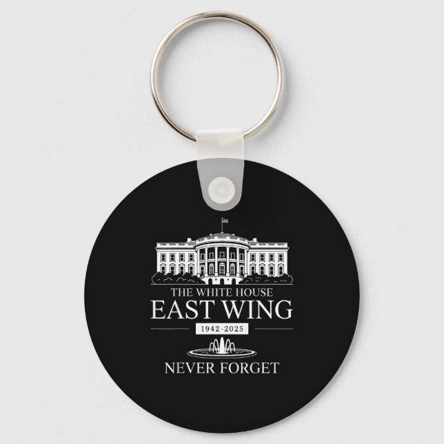 East Wing Never Forget 1942 2025  Keychain (Front)