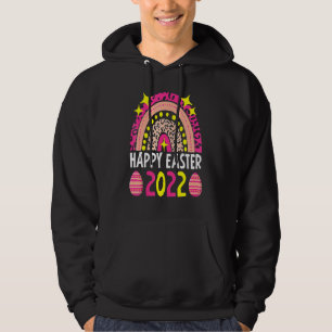 Easter 2022 Rainbow Cute Happy Easter 2022 Women Hoodie