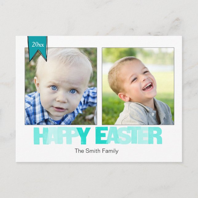 Easter 2 photo postcards (Front)