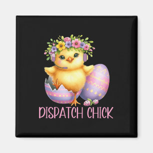 Easter 911 Dispatcher Gift Police Dispatch Thin Go Magnet