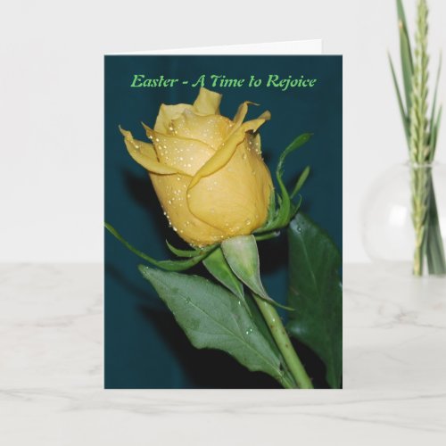 Easter a time to rejoice holiday card