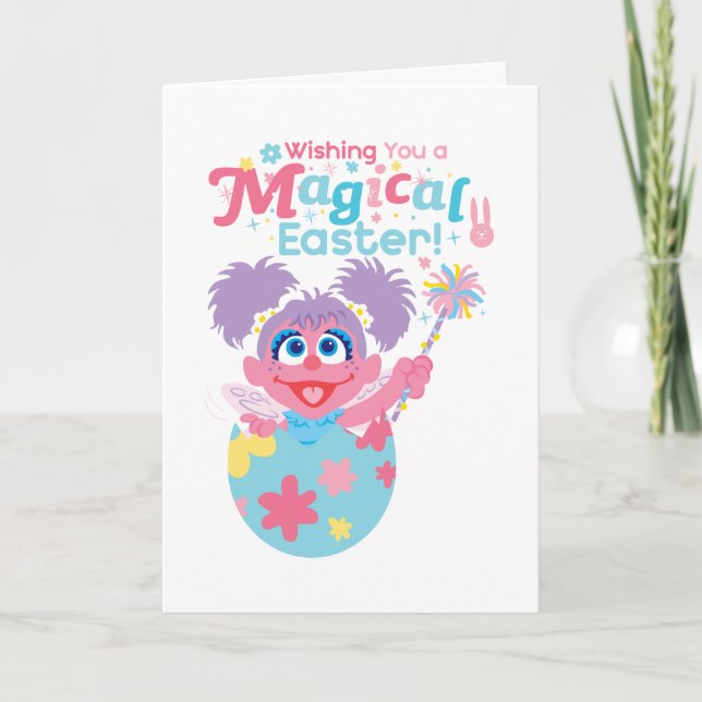 Easter Abby Cadabby Card (Front)