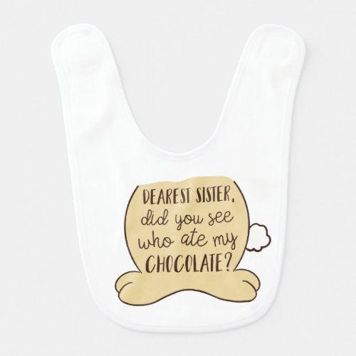 Easter Adorable Cute Funny Humorous Quote Saying Baby Bib