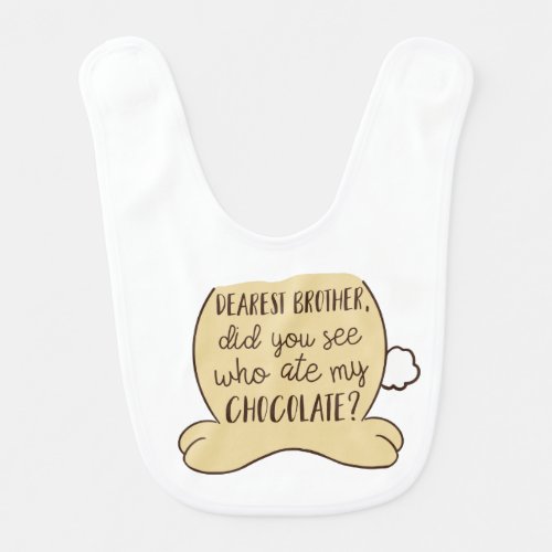 Easter Adorable Cute Funny Humorous Saying Quote Baby Bib
