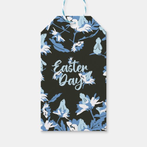 Easter and Floral Rabbit Gift Tags